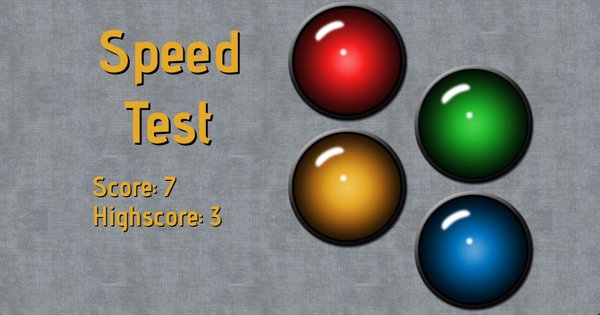 Screenshot of Speed Test