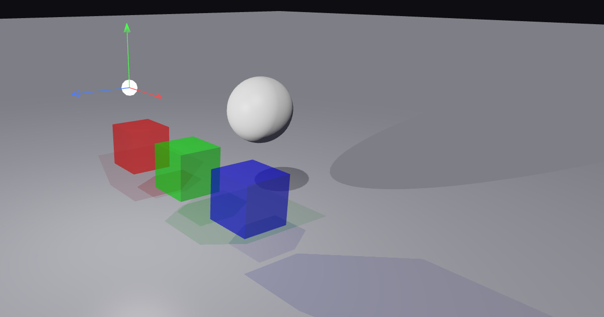 Screenshot of WebGL2 Lighting Playground